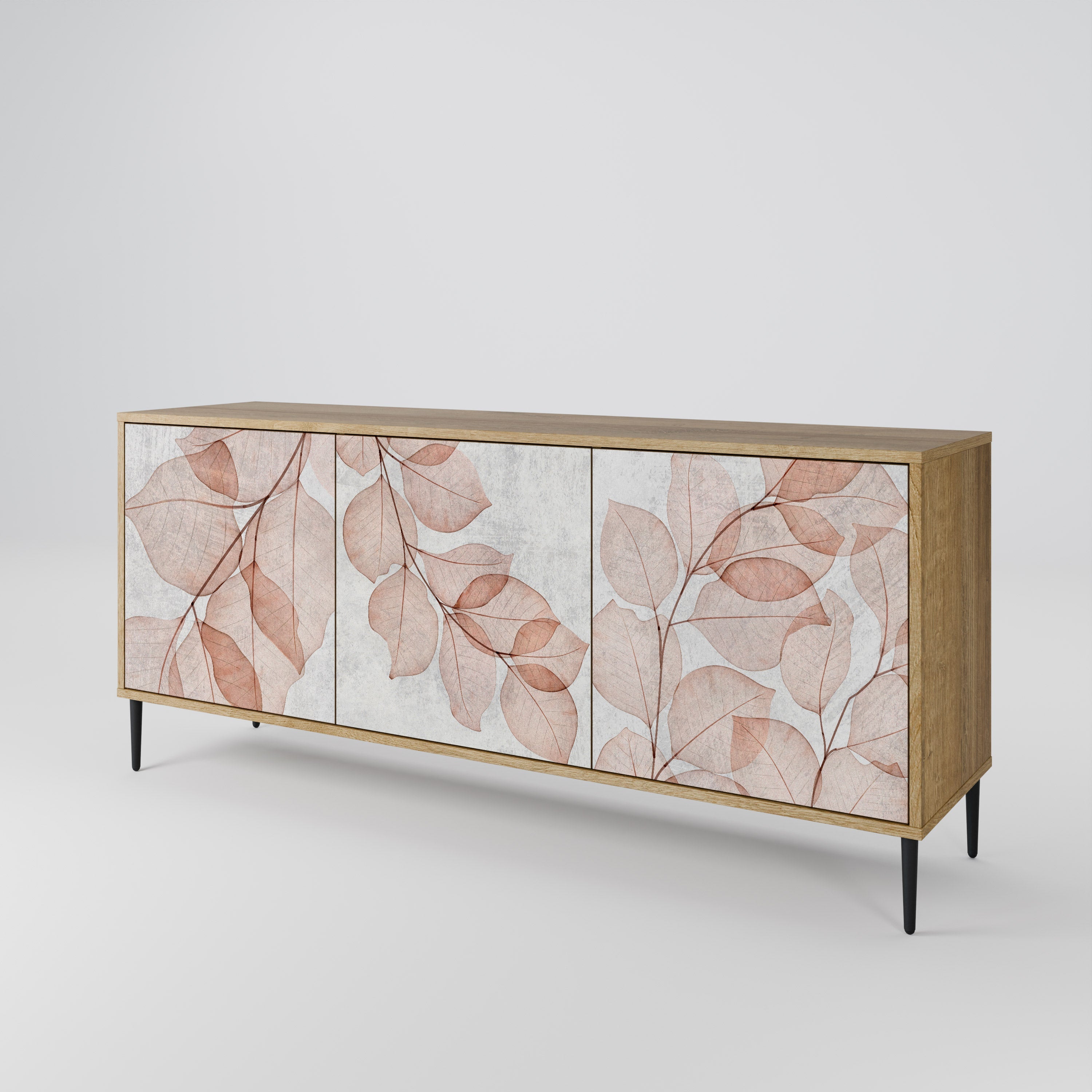 AUTUMN FRAGILITY 3-türiges Sideboard in Eichenoptik
