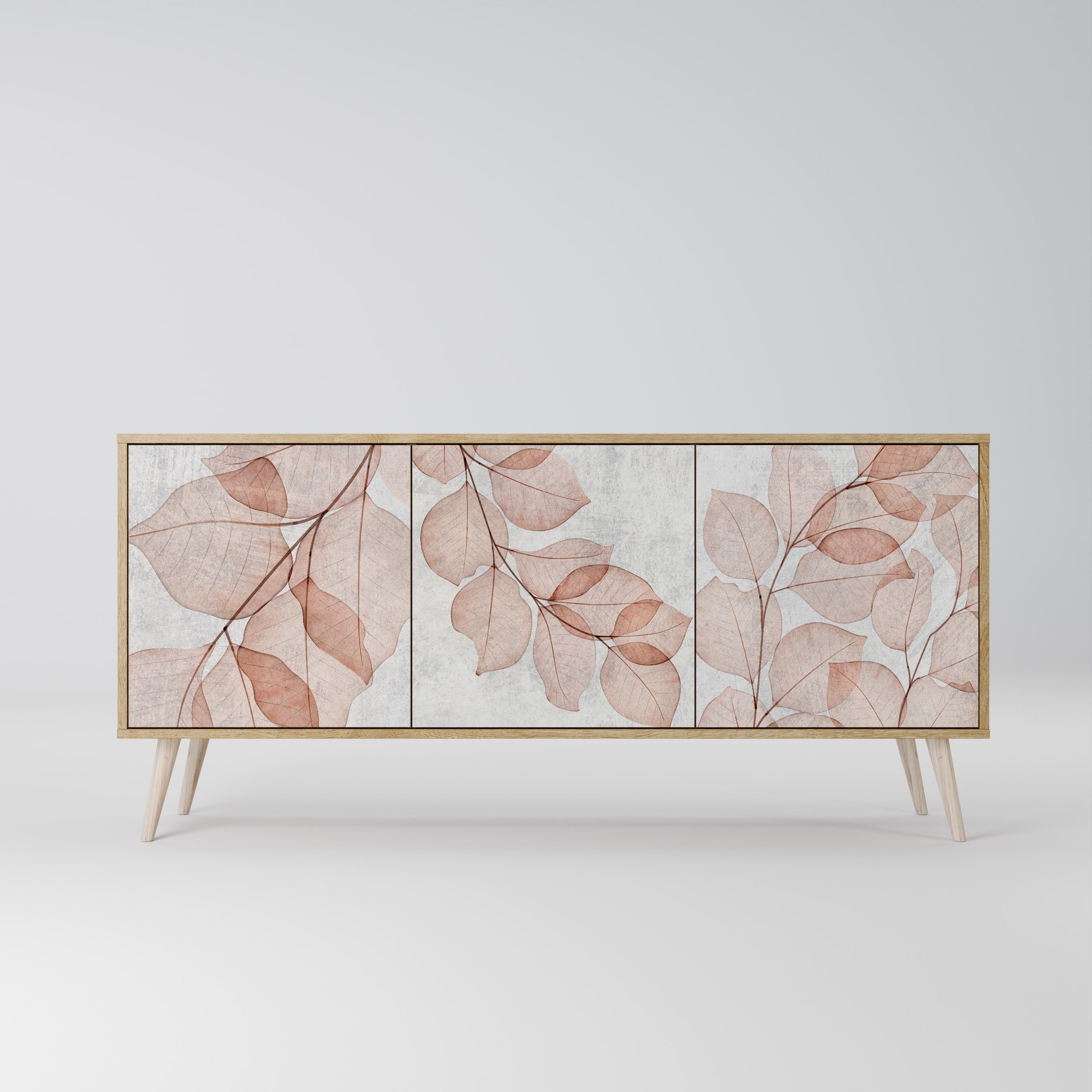 AUTUMN FRAGILITY 3-türiges Sideboard in Eichenoptik