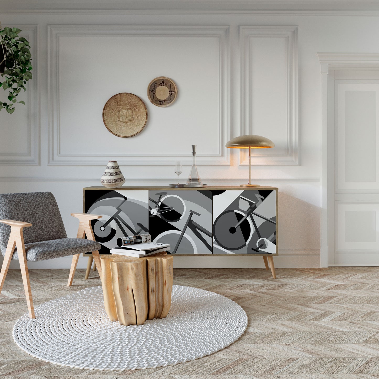 BIKE ENERGY 3-türiges Sideboard
