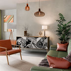 BIKE ENERGY 3-Door Sideboard in Oak Effect