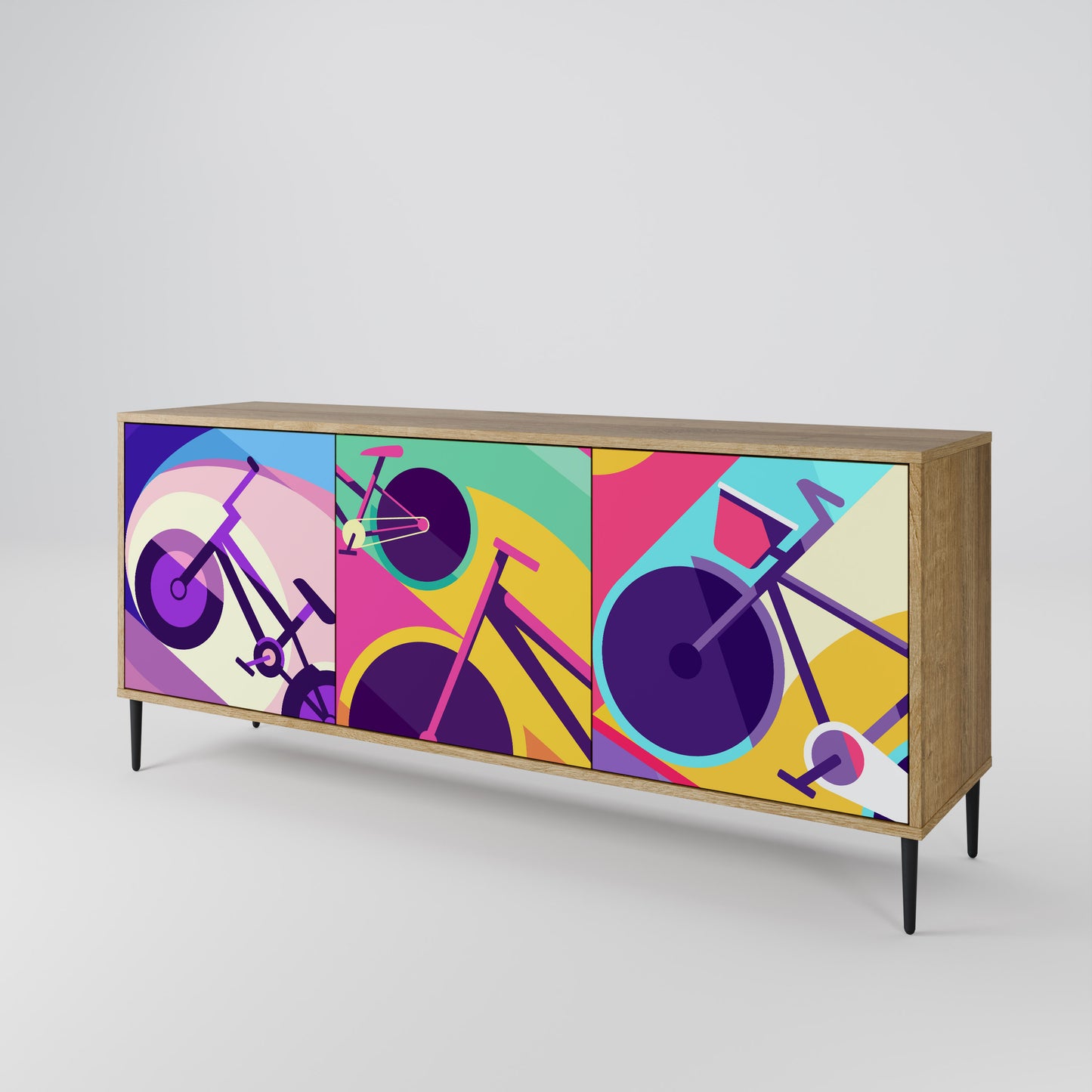 BIKE DREAMS 3-türiges Sideboard
