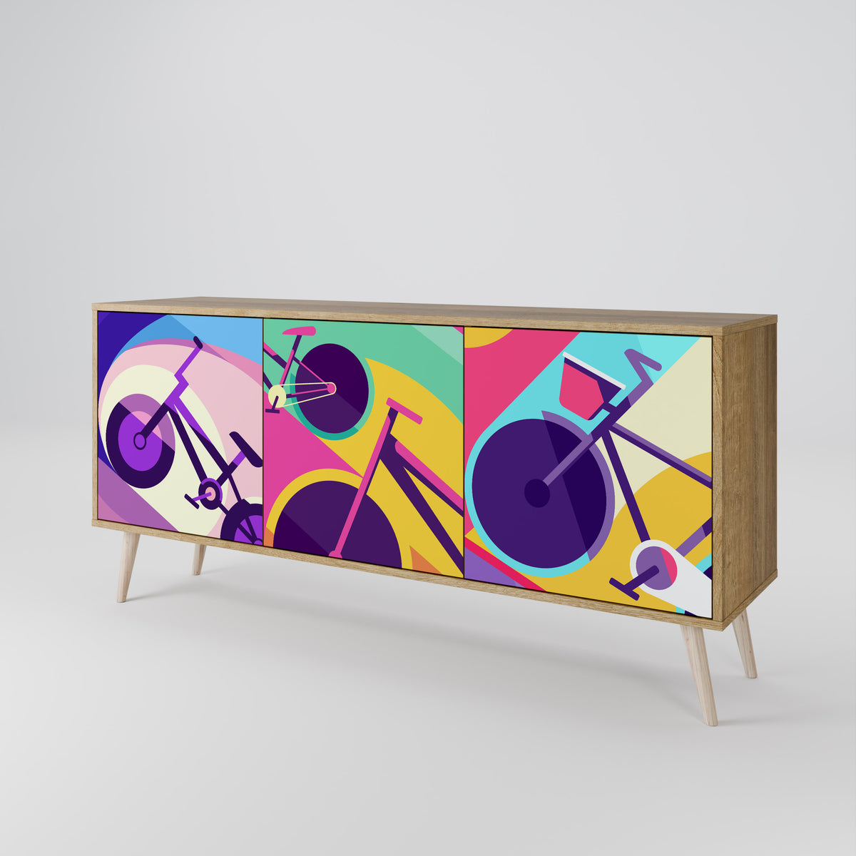 BIKE DREAMS 3-türiges Sideboard