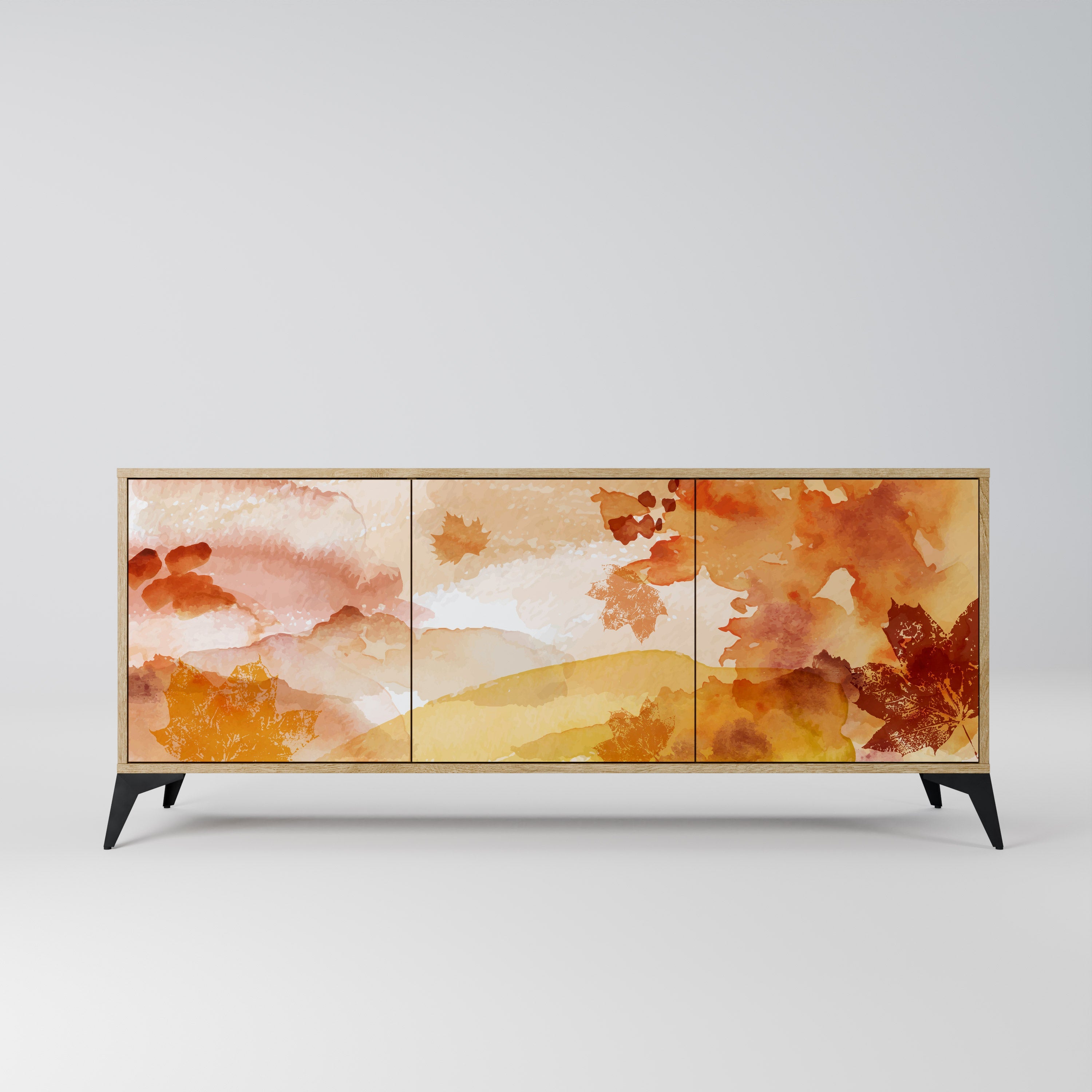 TRACES OF AUTUMN 3-türiges Sideboard in Eichenoptik