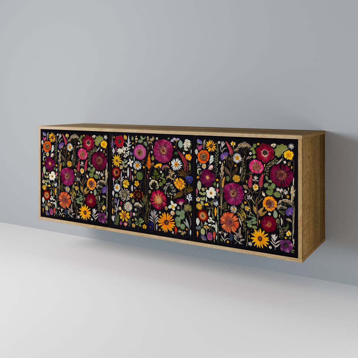 MIDNIGHT GARDEN 3-Door Sideboard