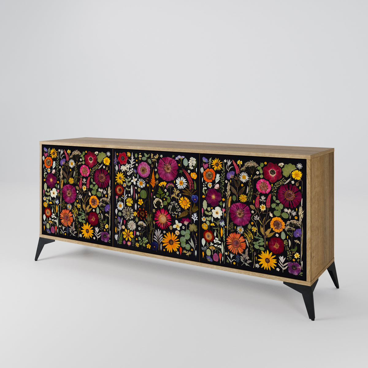 MIDNIGHT GARDEN 3-Door Sideboard