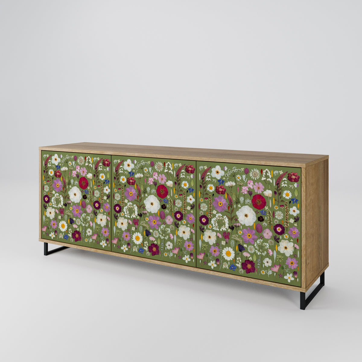 WILD GARDEN 3-türiges Sideboard