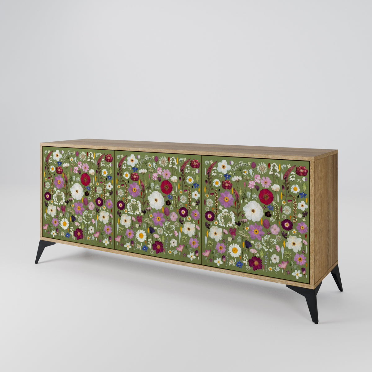 WILD GARDEN 3-türiges Sideboard