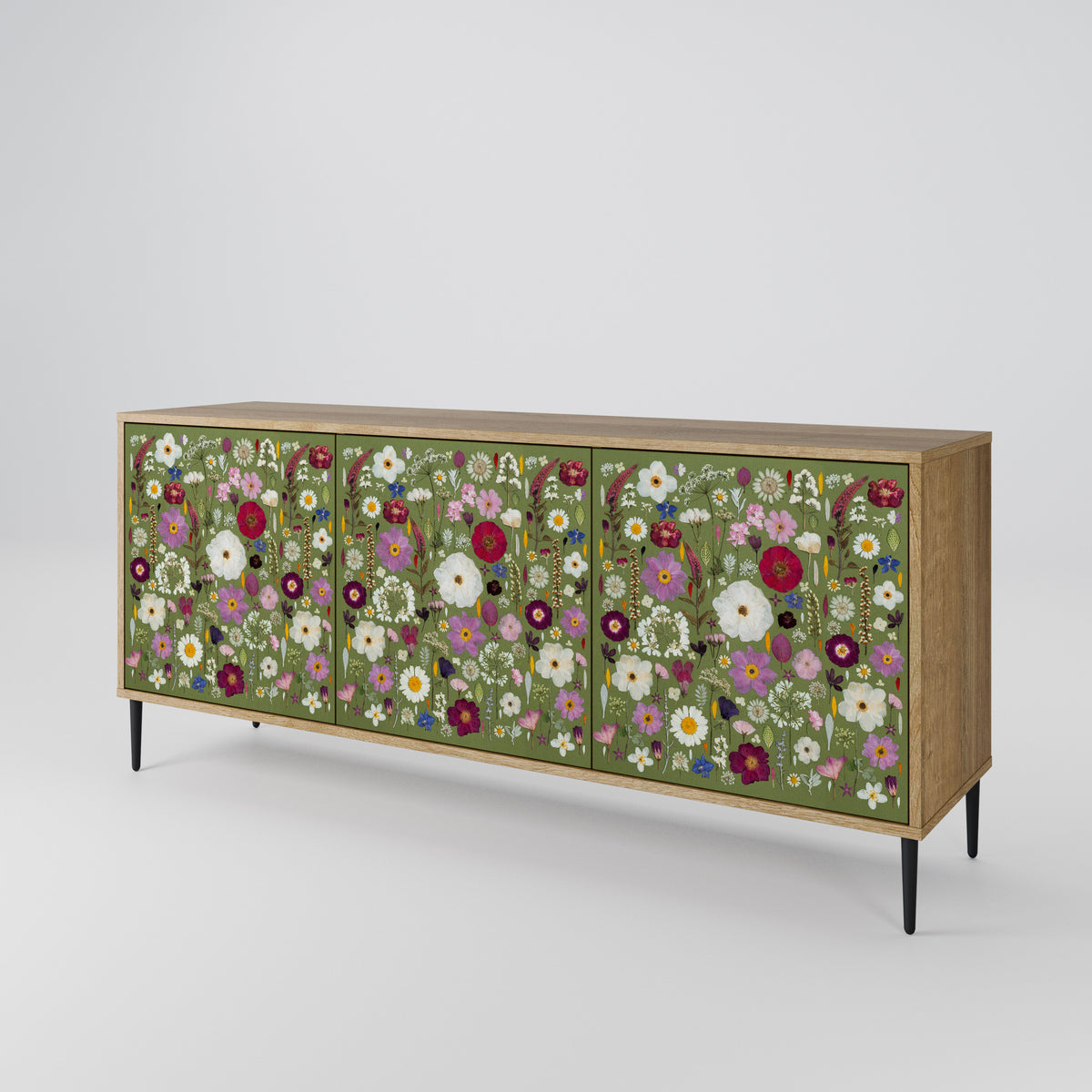WILD GARDEN 3-türiges Sideboard