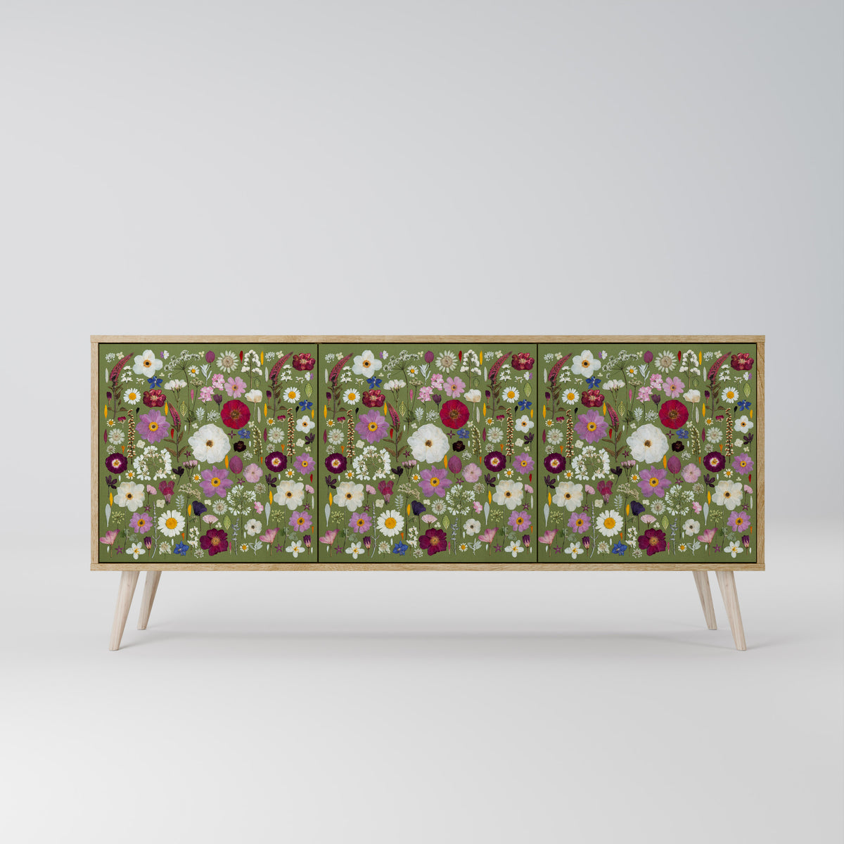 WILD GARDEN 3-türiges Sideboard