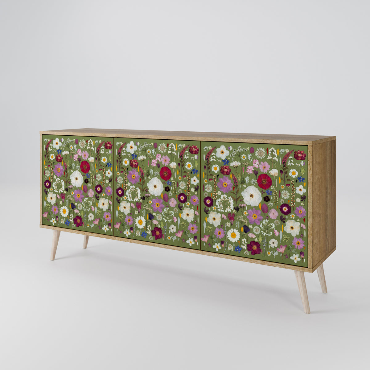 WILD GARDEN 3-türiges Sideboard
