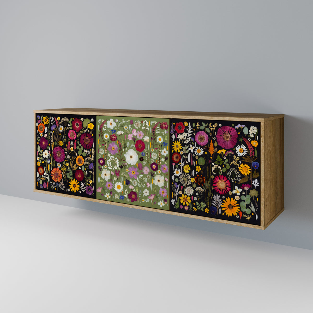 VERDANT GARDEN 3-Door Sideboard