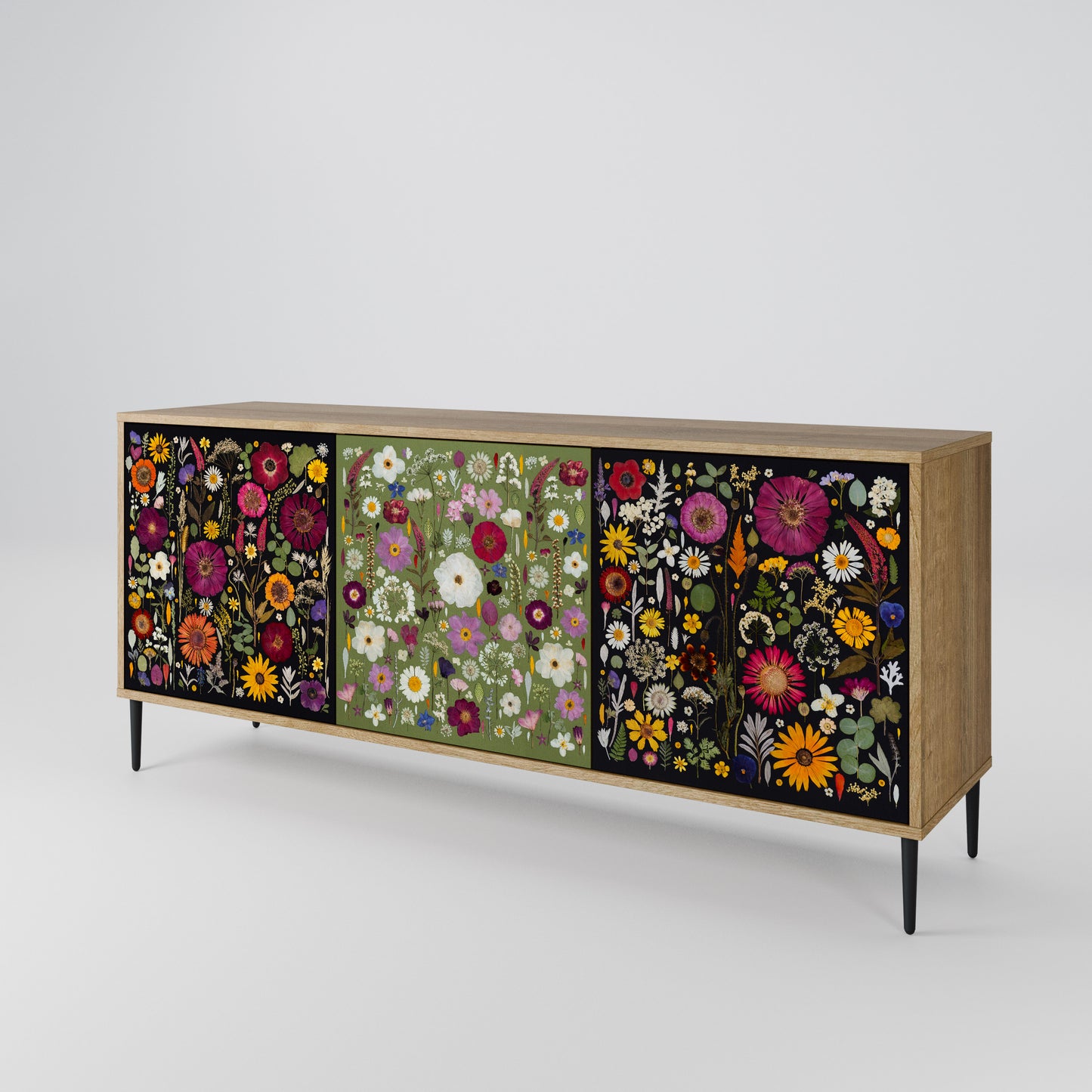 Verdant Garden 3-türiges Sideboard