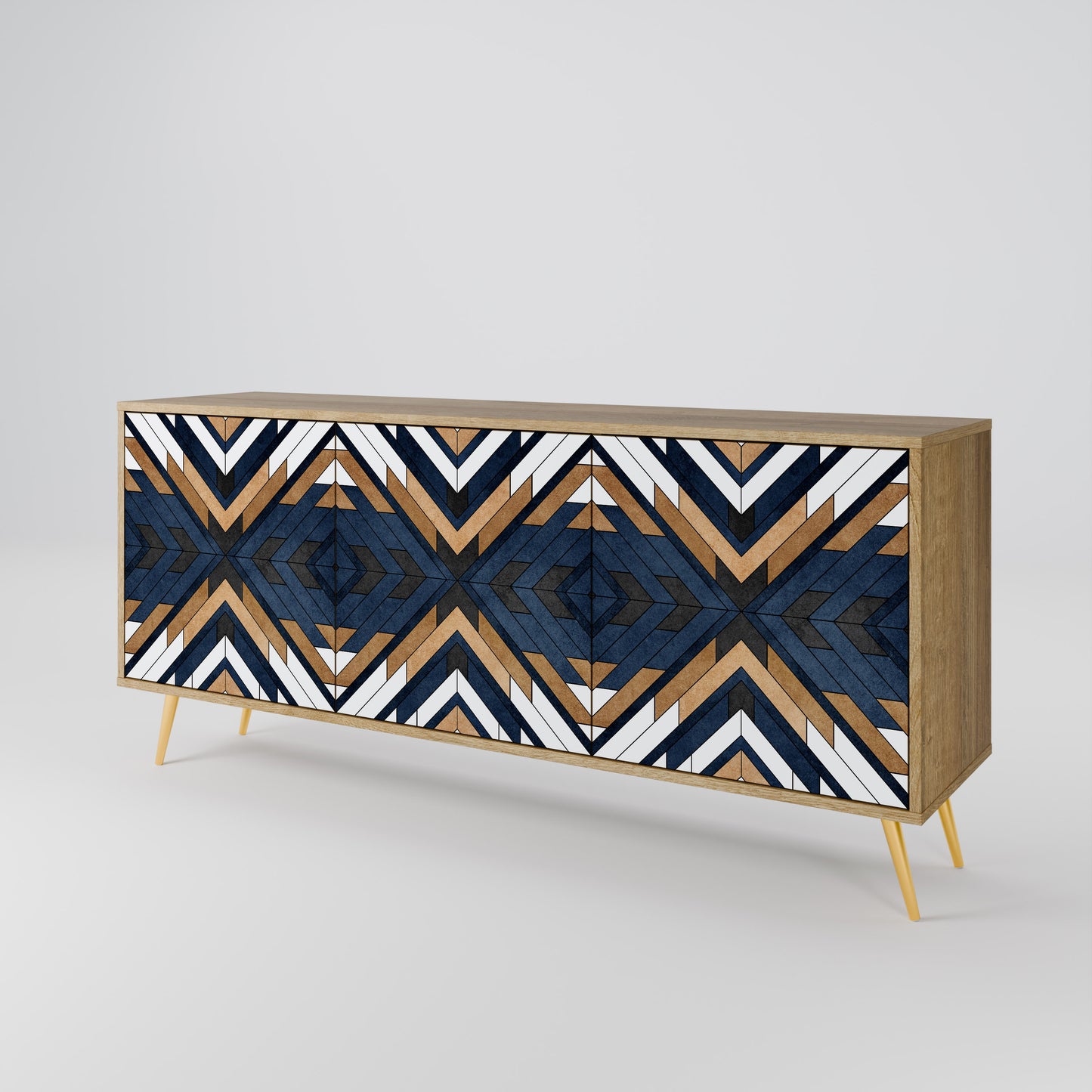 ARTFUL GEOMETRY 3-türiges Sideboard