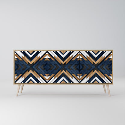 ARTFUL GEOMETRY 3-türiges Sideboard