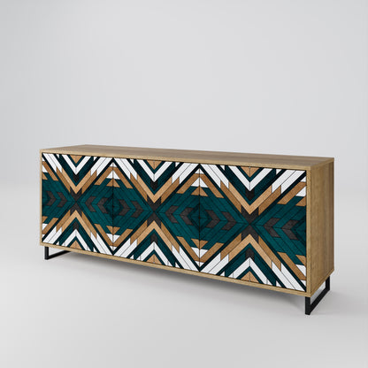 ARTISTIC GEOMETRY 3-türiges Sideboard