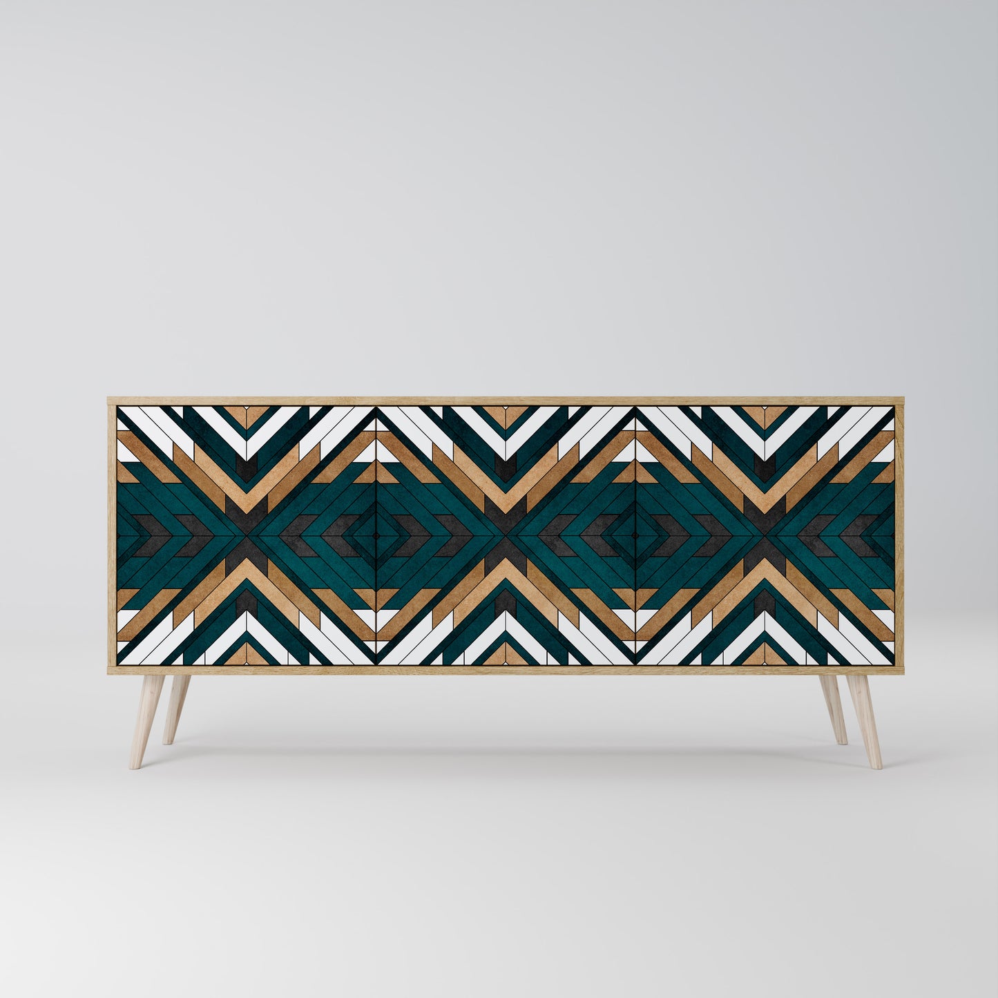 ARTISTIC GEOMETRY 3-türiges Sideboard