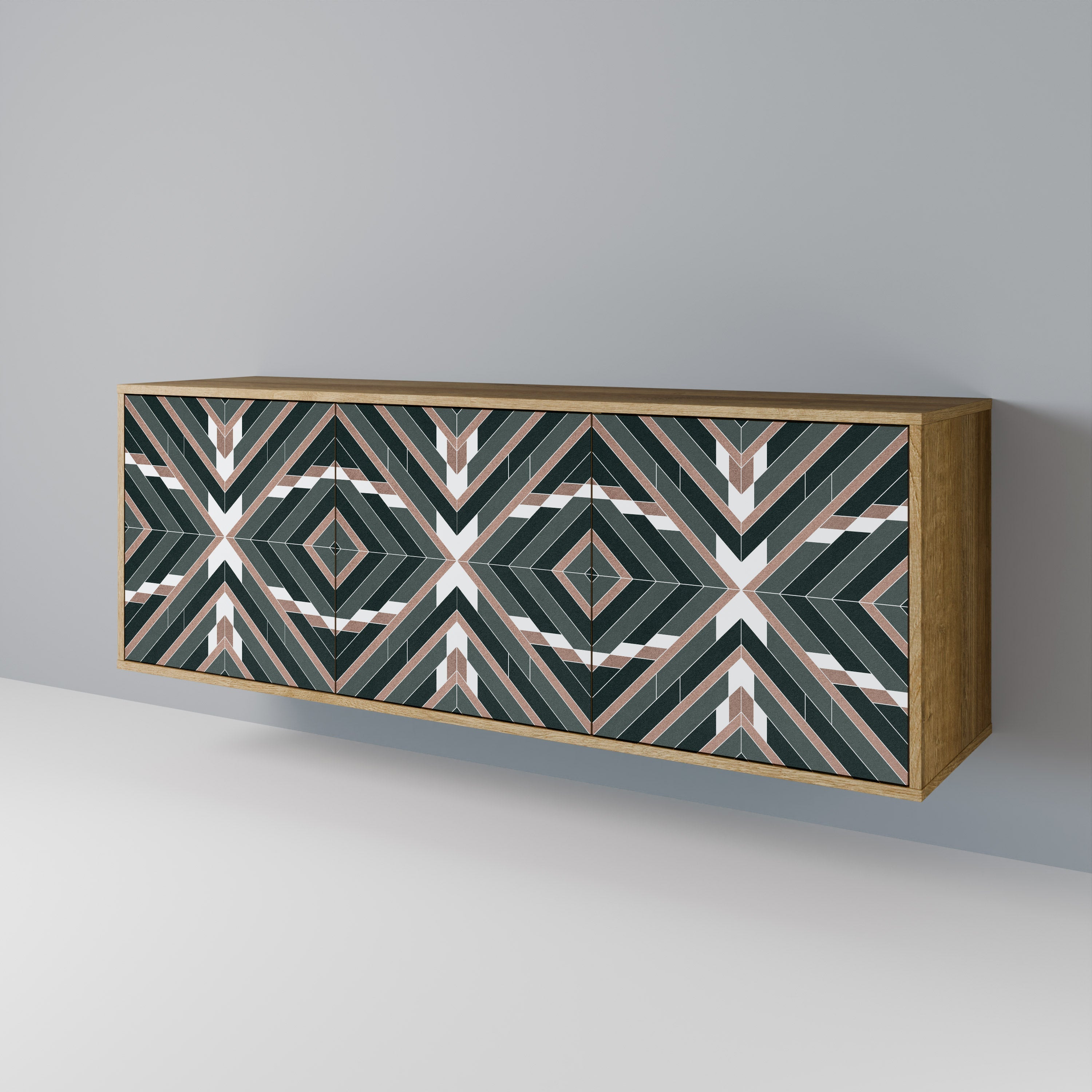 DIMENSION DELIGHTS 3-türiges Sideboard in Eichenoptik
