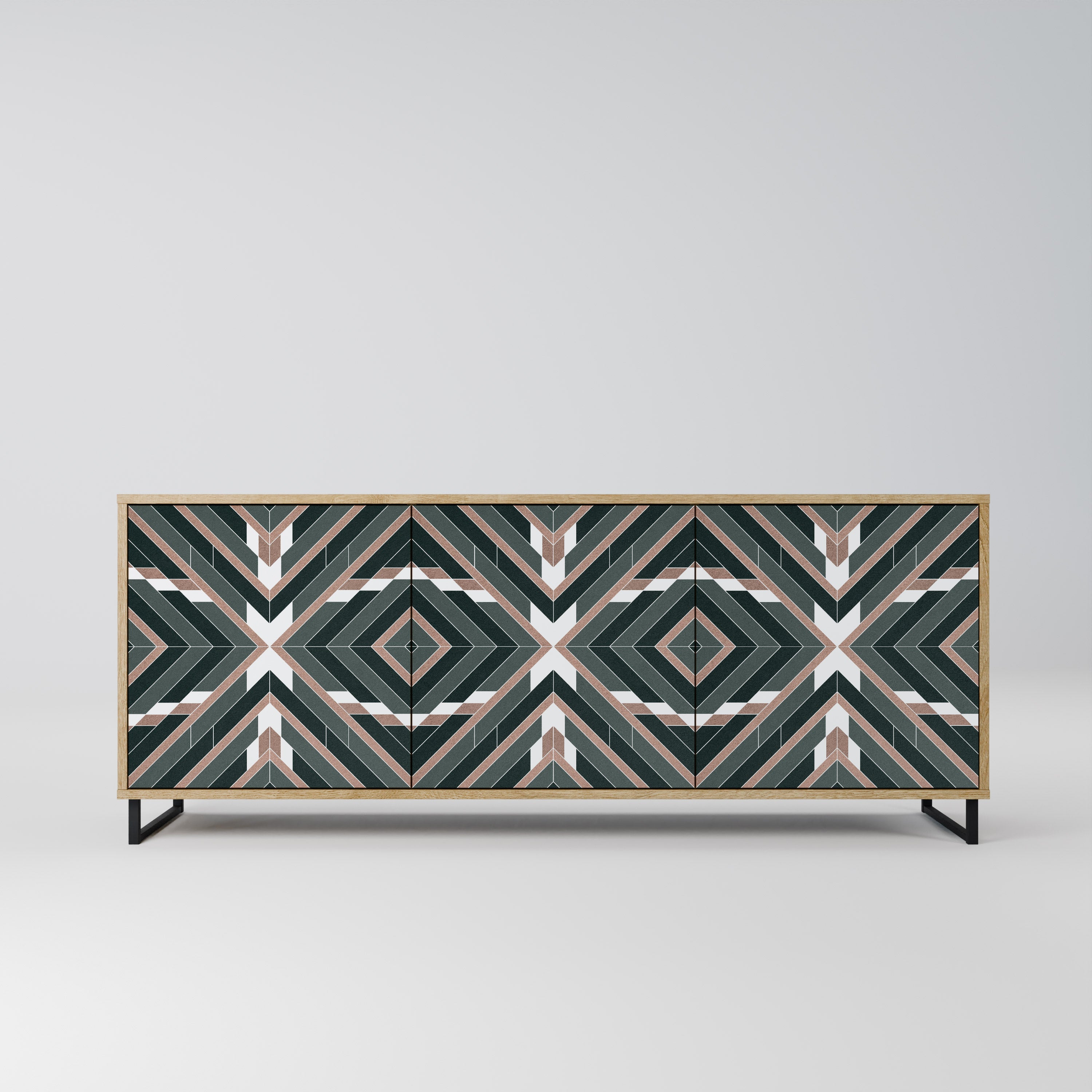 DIMENSION DELIGHTS 3-türiges Sideboard in Eichenoptik