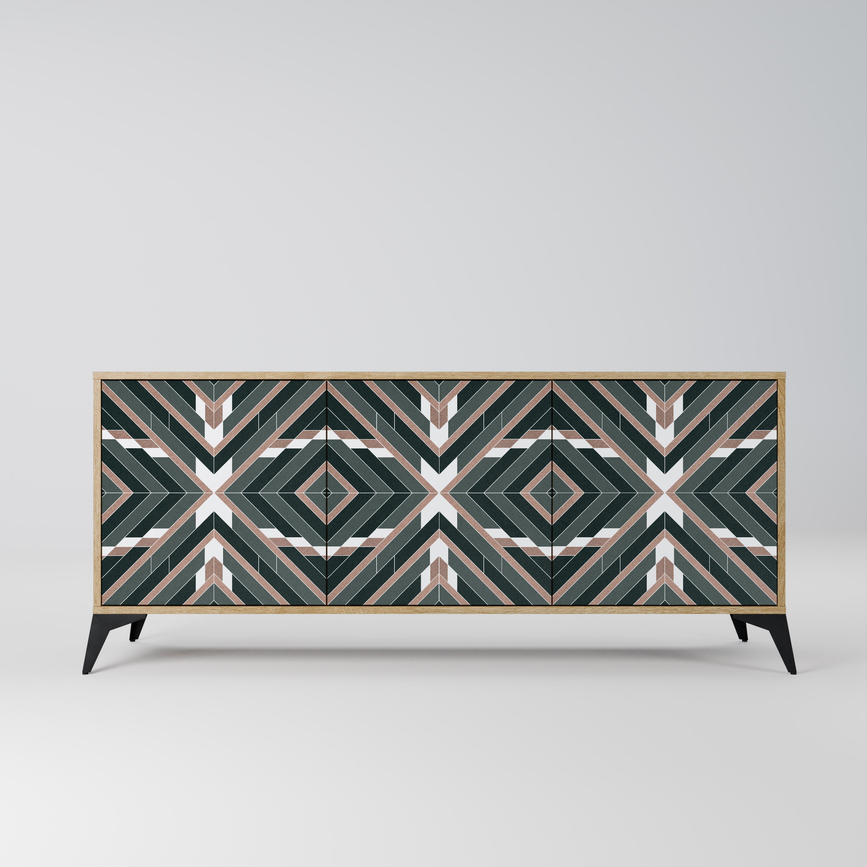 DIMENSION DELIGHTS 3-türiges Sideboard in Eichenoptik