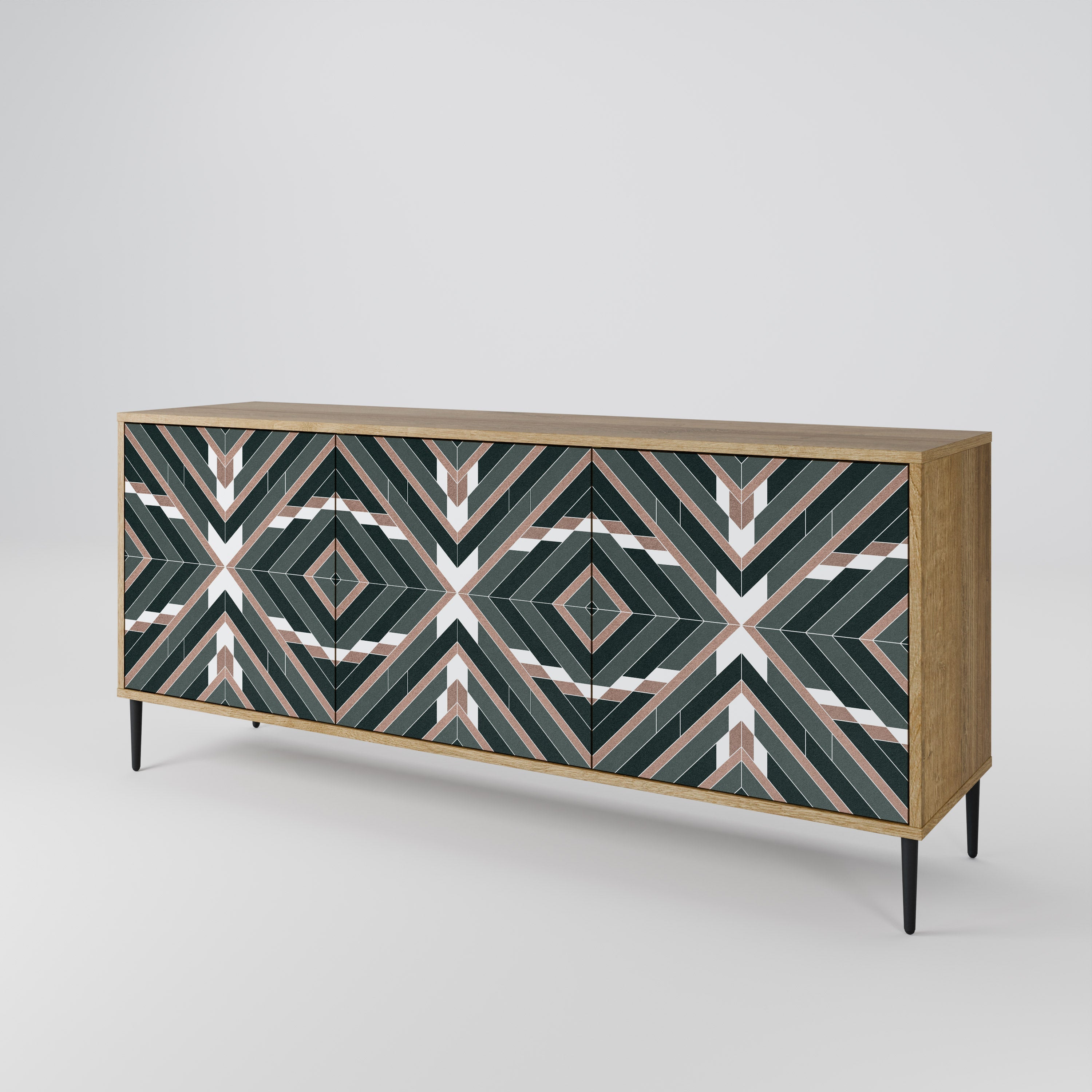 DIMENSION DELIGHTS 3-türiges Sideboard in Eichenoptik