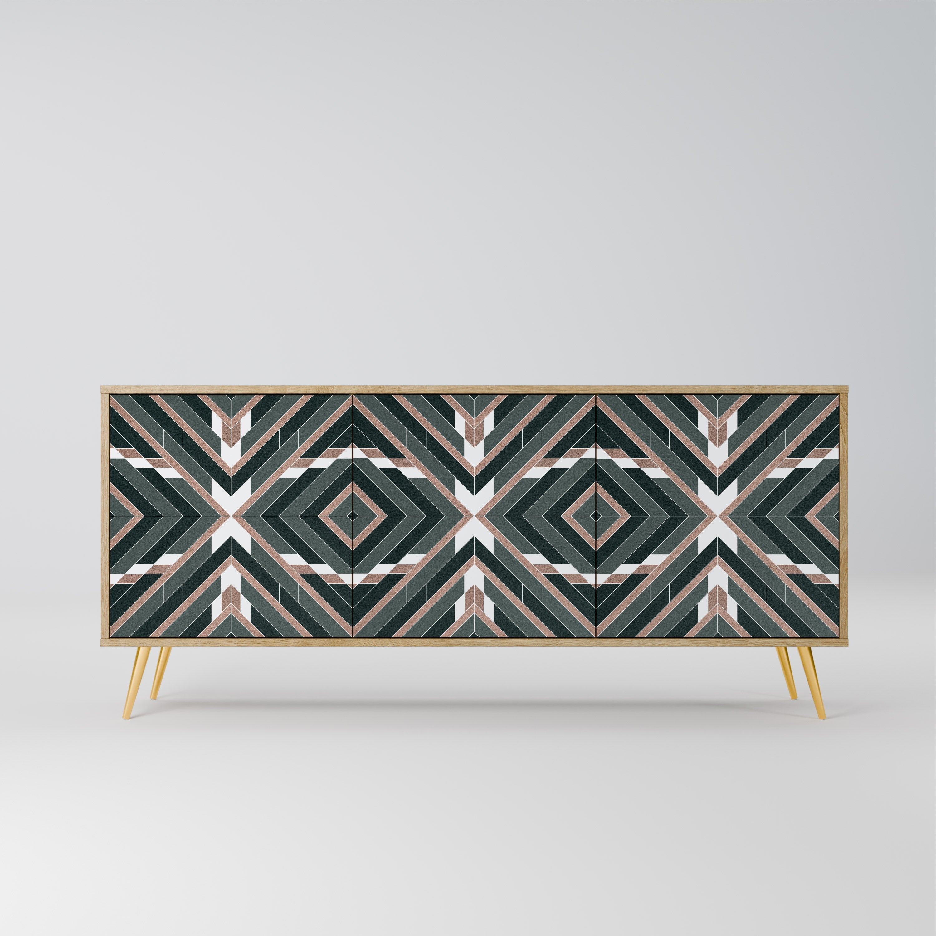 DIMENSION DELIGHTS 3-türiges Sideboard in Eichenoptik