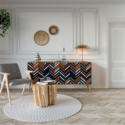 VIBRANT PATCHWORK 3-türiges Sideboard