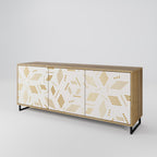 SPOTTED DAZE Sideboard mit 3 Türen in Eiche-Optik