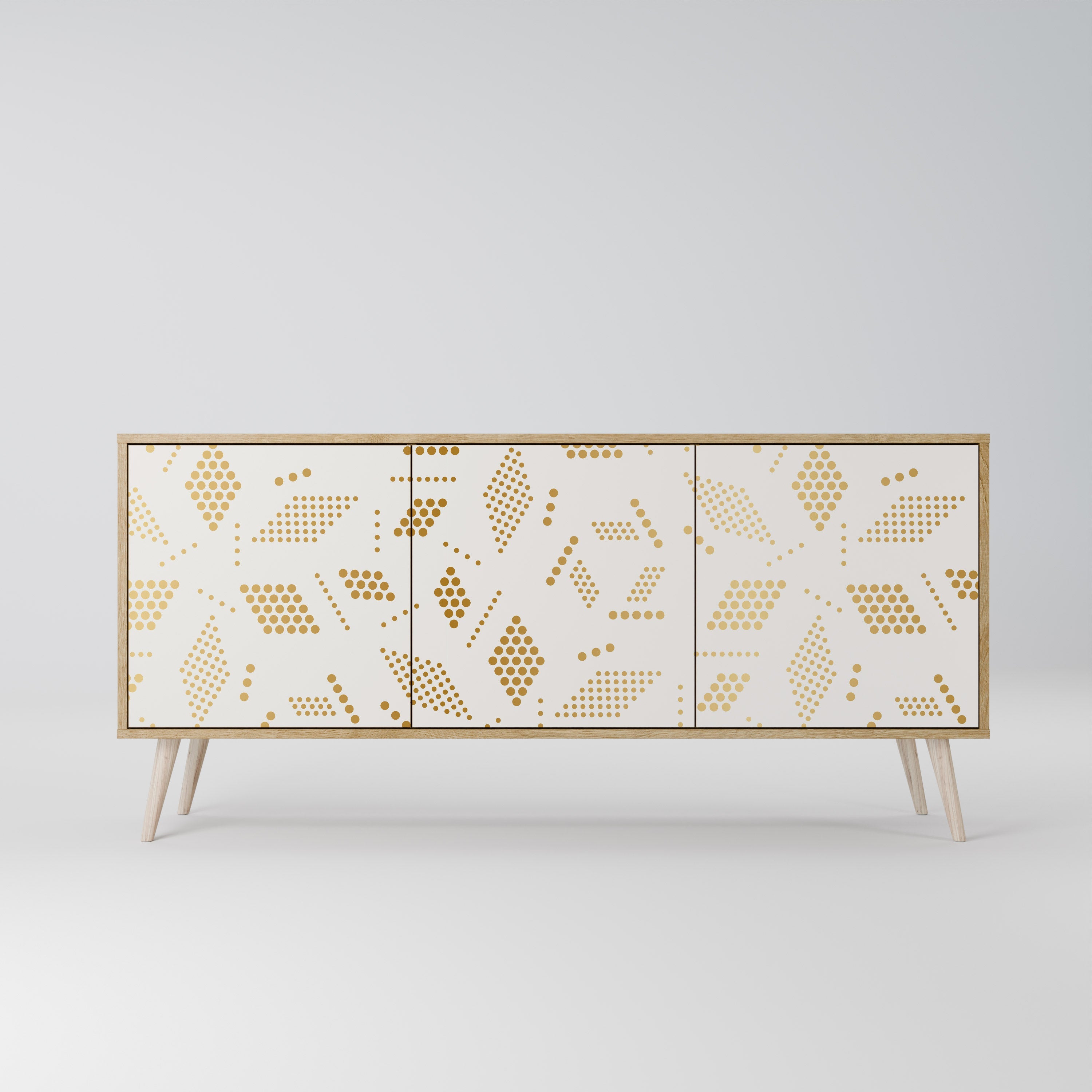 SPOTTED DAZE 3-türiges Sideboard in Eichenoptik