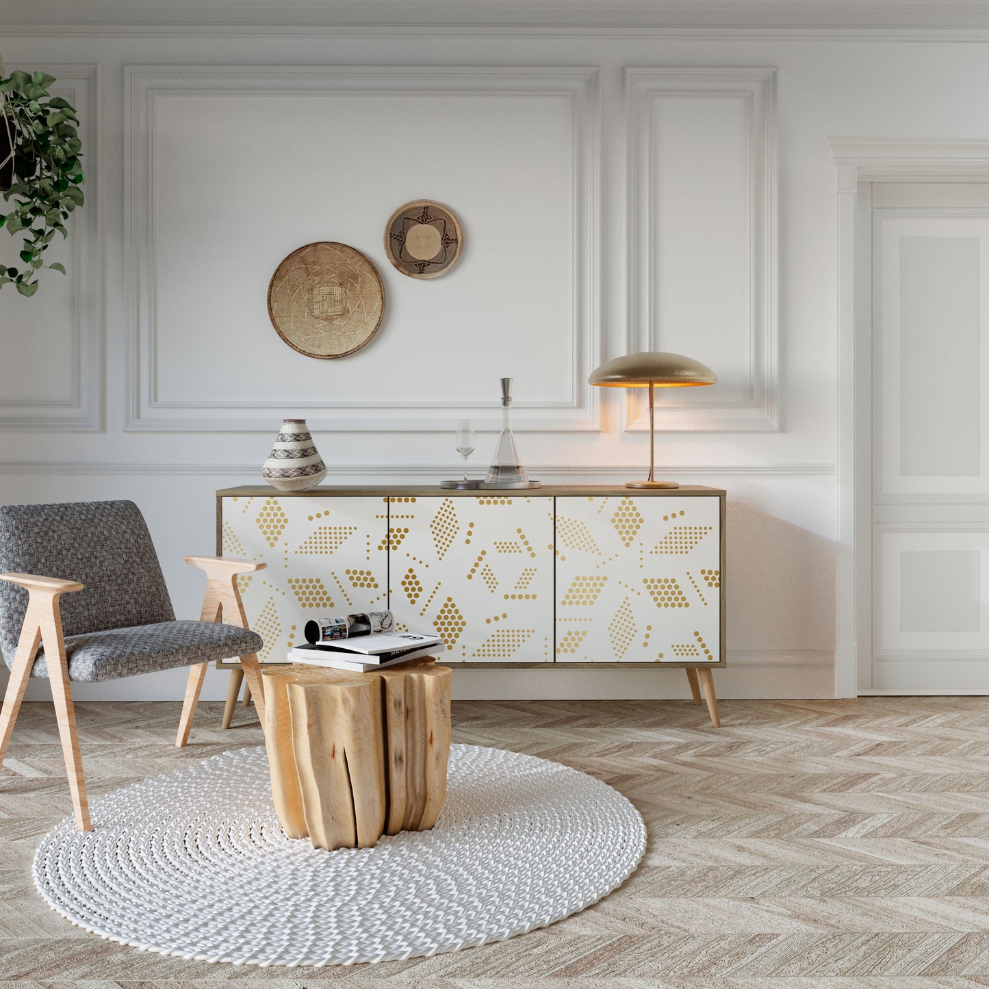 SPOTTED DAZE 3-türiges Sideboard