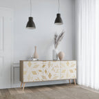 SPOTTED DAZE Sideboard mit 3 Türen in Eiche-Optik