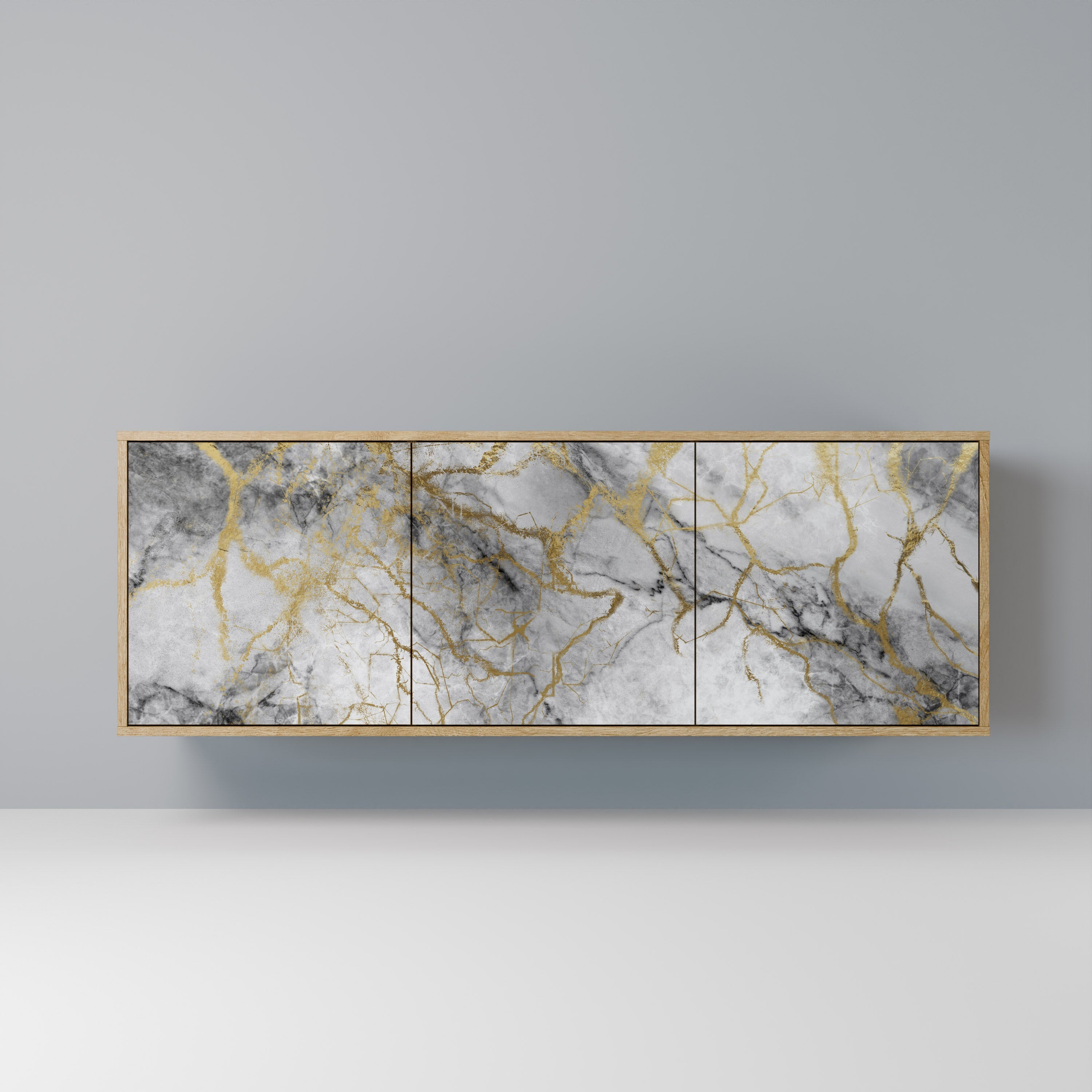 TIMELESS GLIDE 3-türiges Sideboard in Eichenoptik