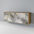 TIMELESS GLIDE Sideboard mit 3 Türen in Eiche-Optik