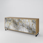 TIMELESS GLIDE Sideboard mit 3 Türen in Eiche-Optik