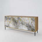 TIMELESS GLIDE Sideboard mit 3 Türen in Eiche-Optik