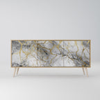 TIMELESS GLIDE Sideboard mit 3 Türen in Eiche-Optik