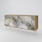 TIMELESS GLIDE Sideboard mit 3 Türen in Eiche-Optik