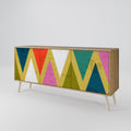 COLORFUL TRIANGLES 3-türiges Sideboard