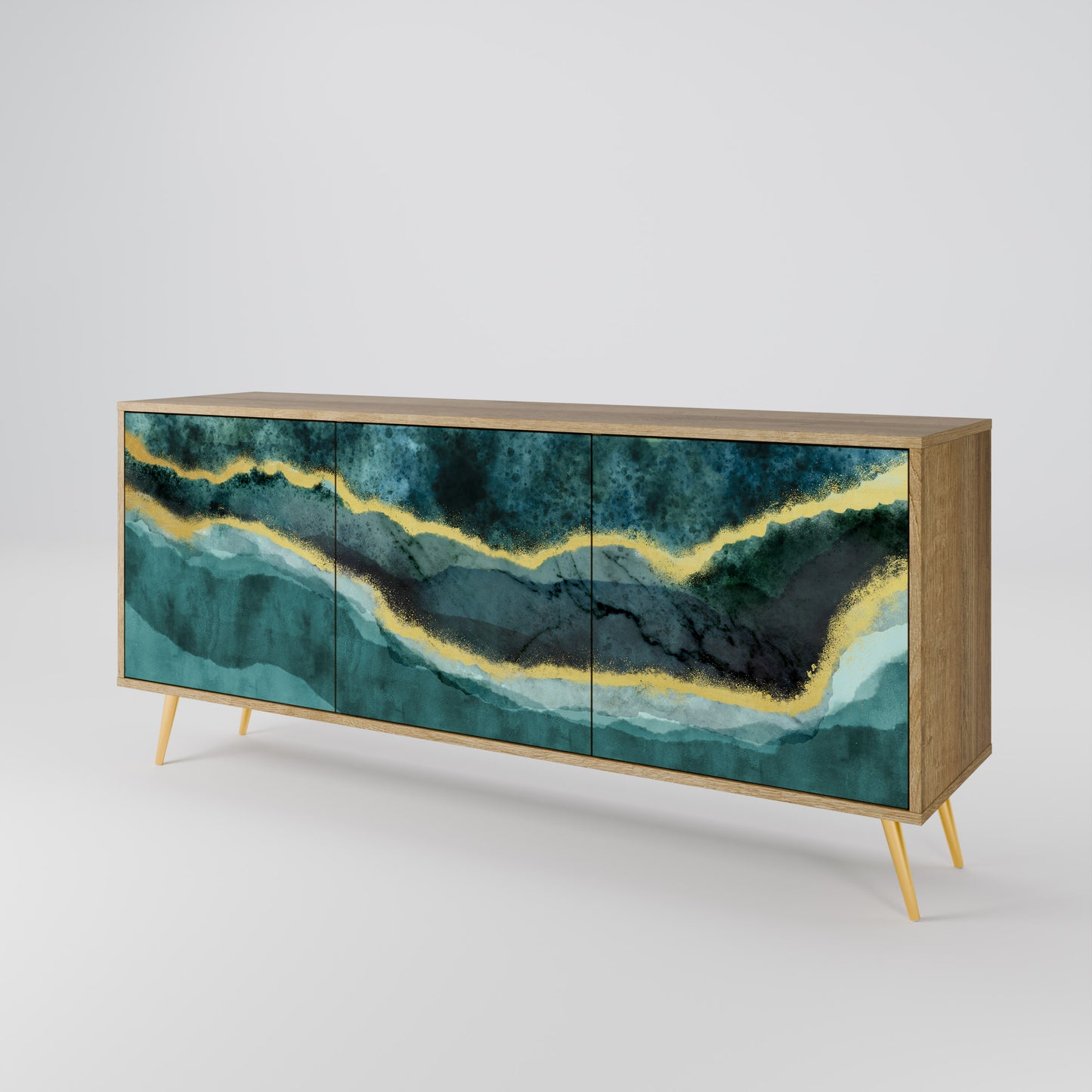 GOLDRUSH ODYSSEY 3-türiges Sideboard