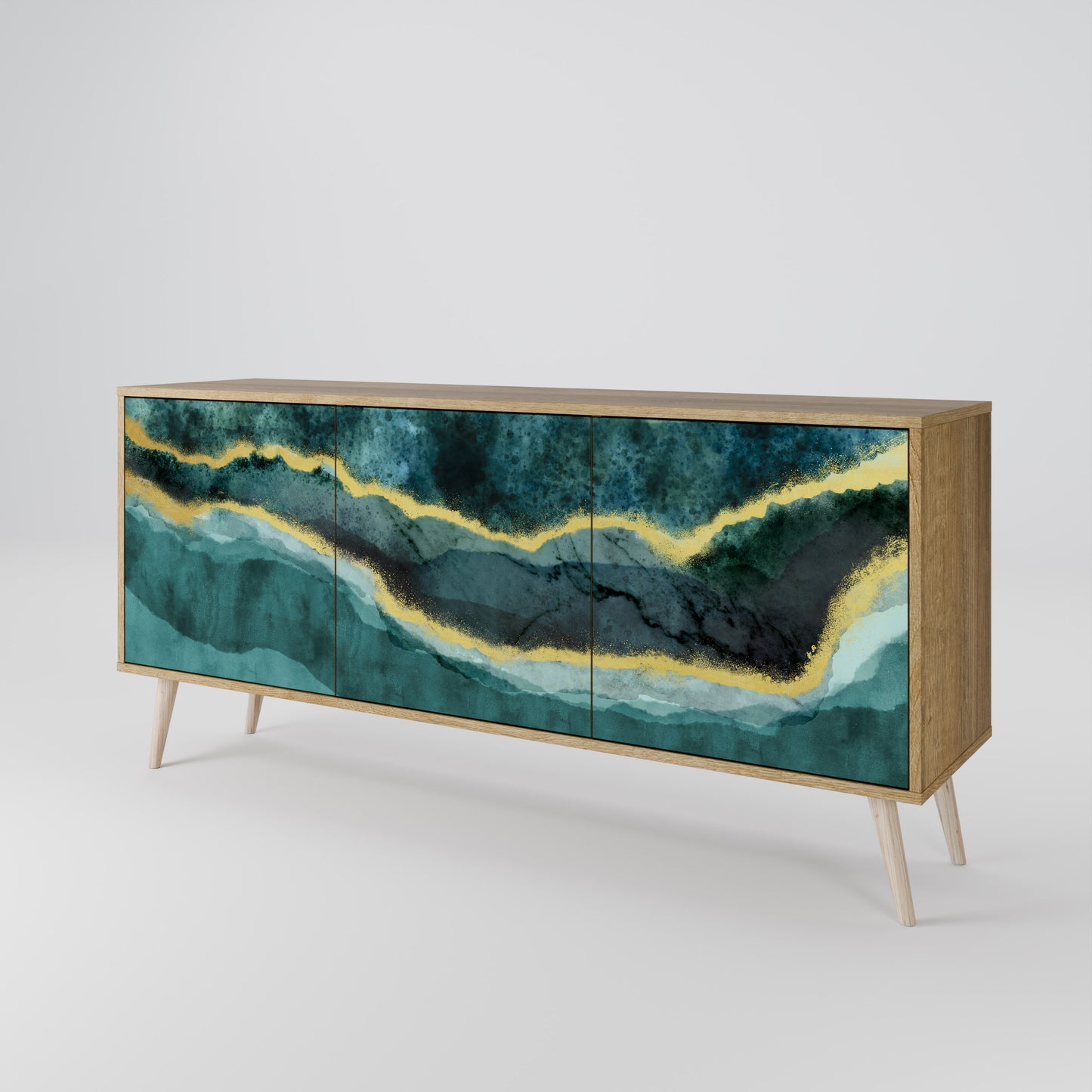 GOLDRUSH ODYSSEY 3-türiges Sideboard