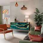 GOLDRUSH ODYSSEY Sideboard mit 3 Türen in Eiche-Optik