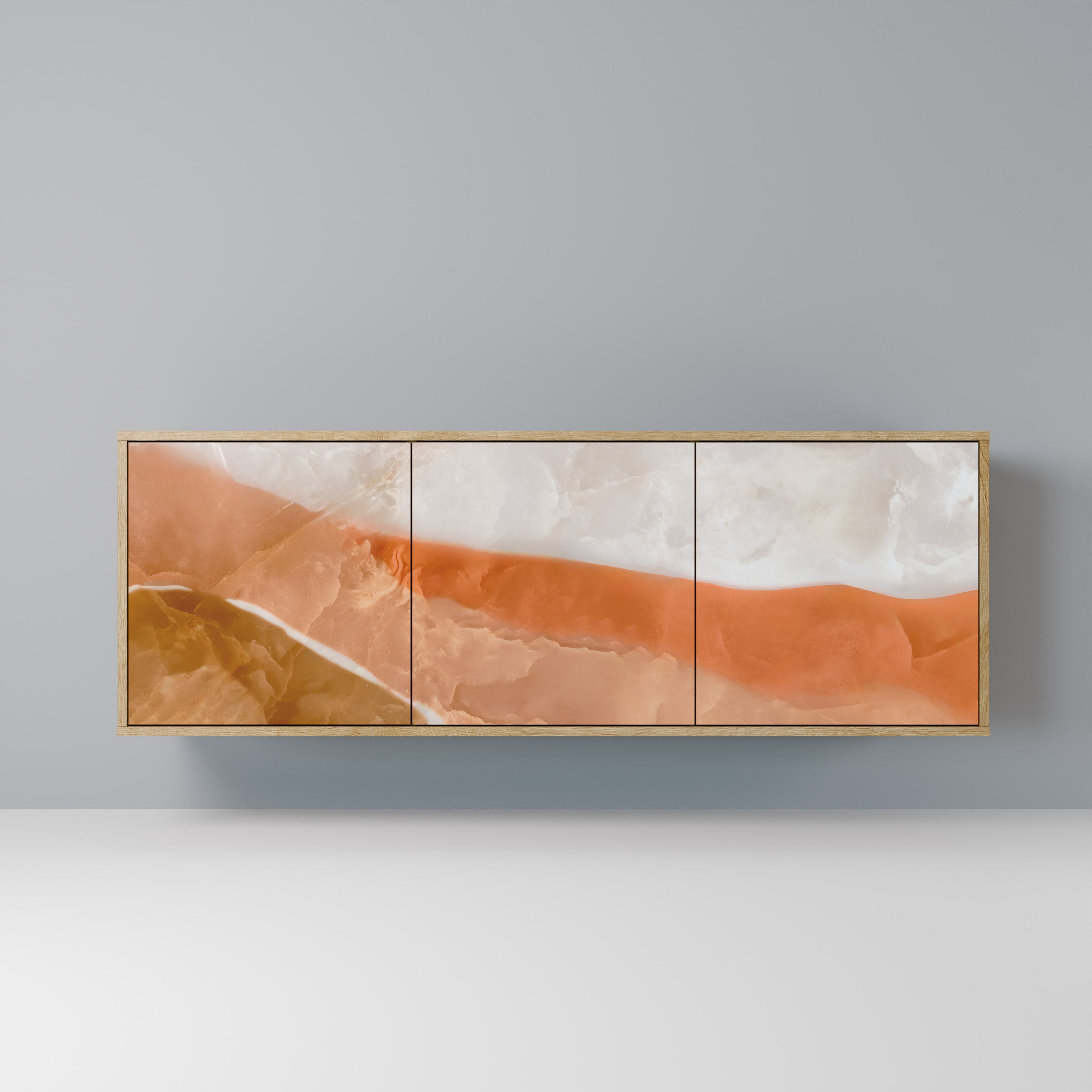 SANDHILLS SPLENDOUR 3-türiges Sideboard in Eichenoptik