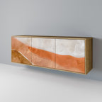 SANDHILLS SPLENDOUR Sideboard mit 3 Türen in Eiche-Optik