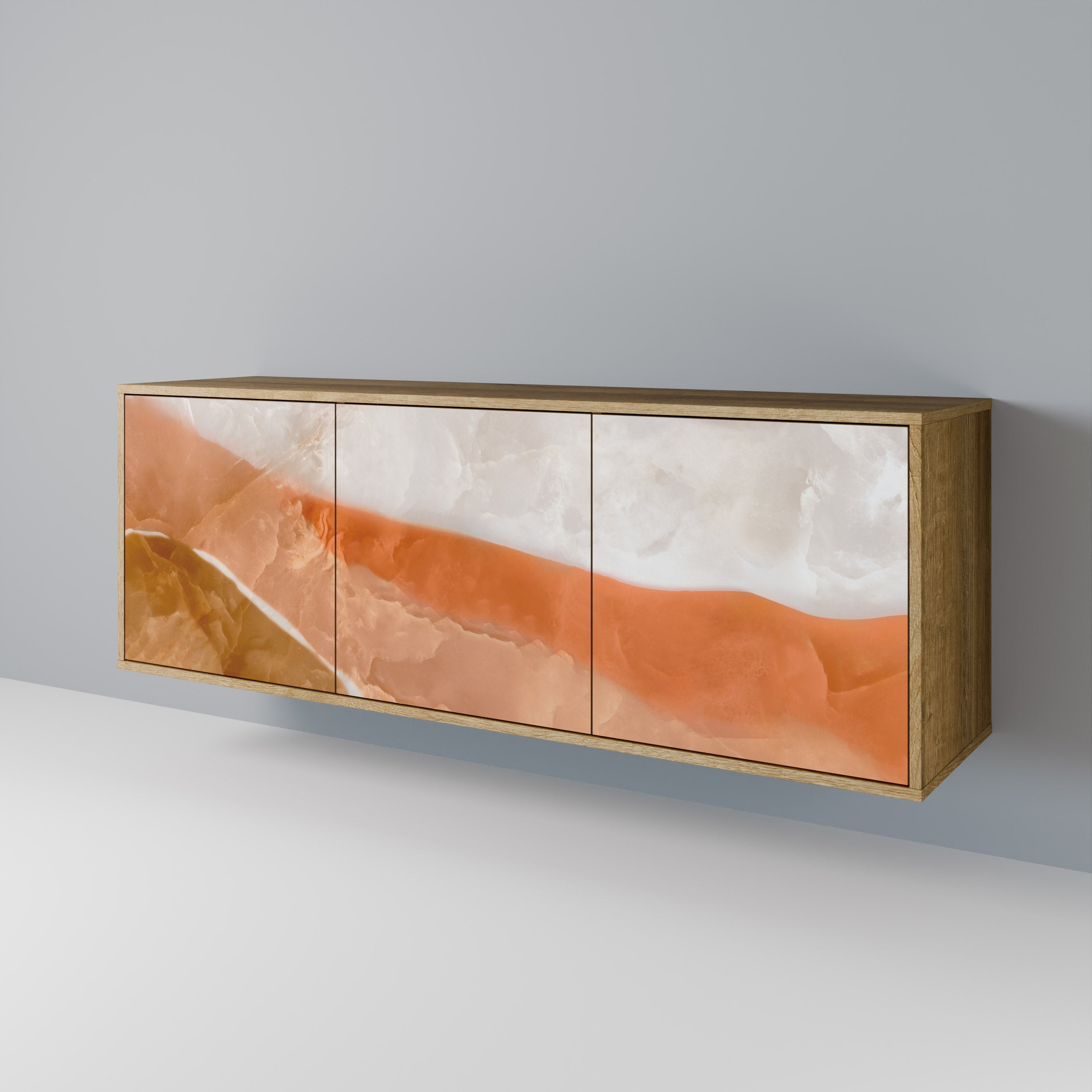 SANDHILLS SPLENDOUR 3-türiges Sideboard in Eichenoptik