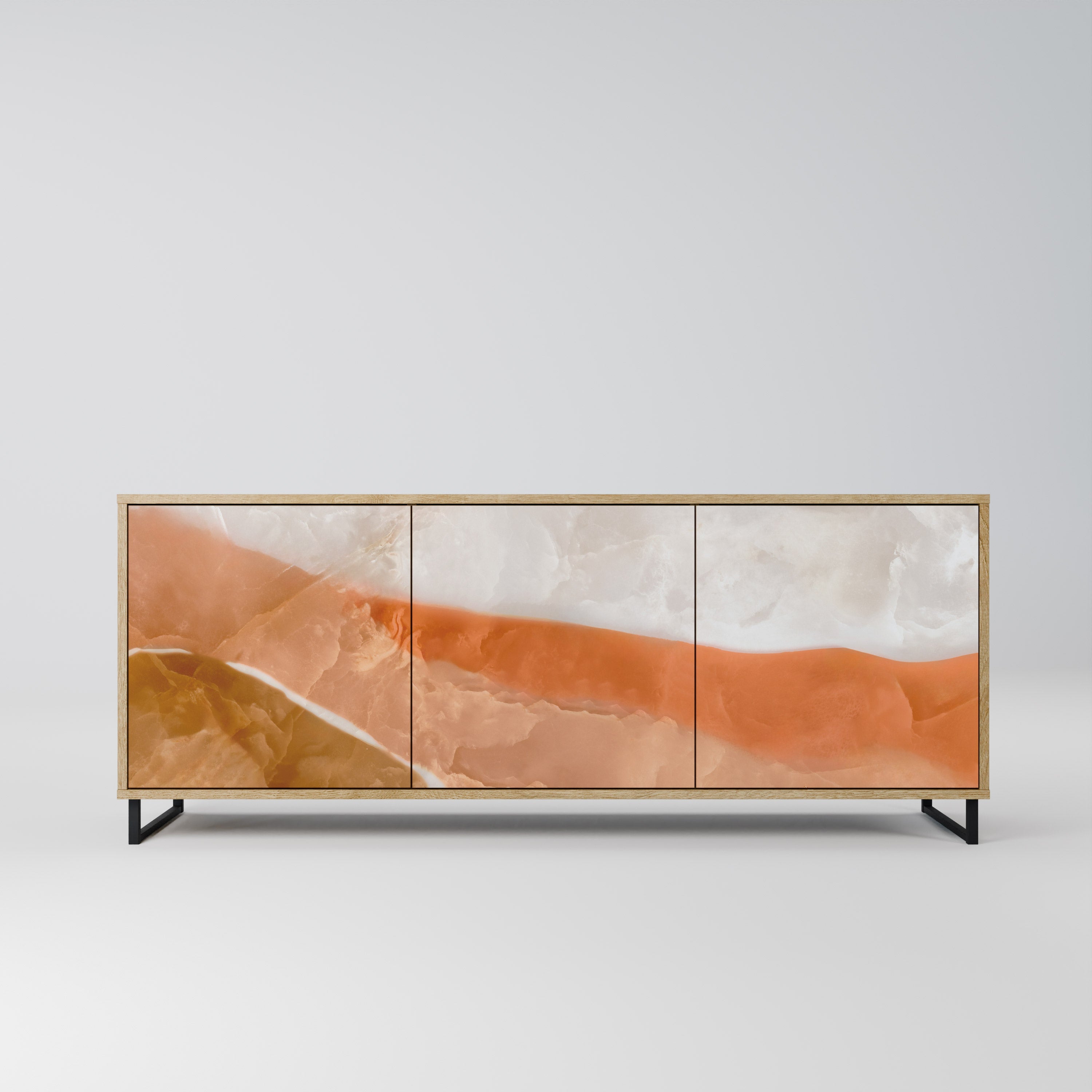 SANDHILLS SPLENDOUR 3-türiges Sideboard in Eichenoptik