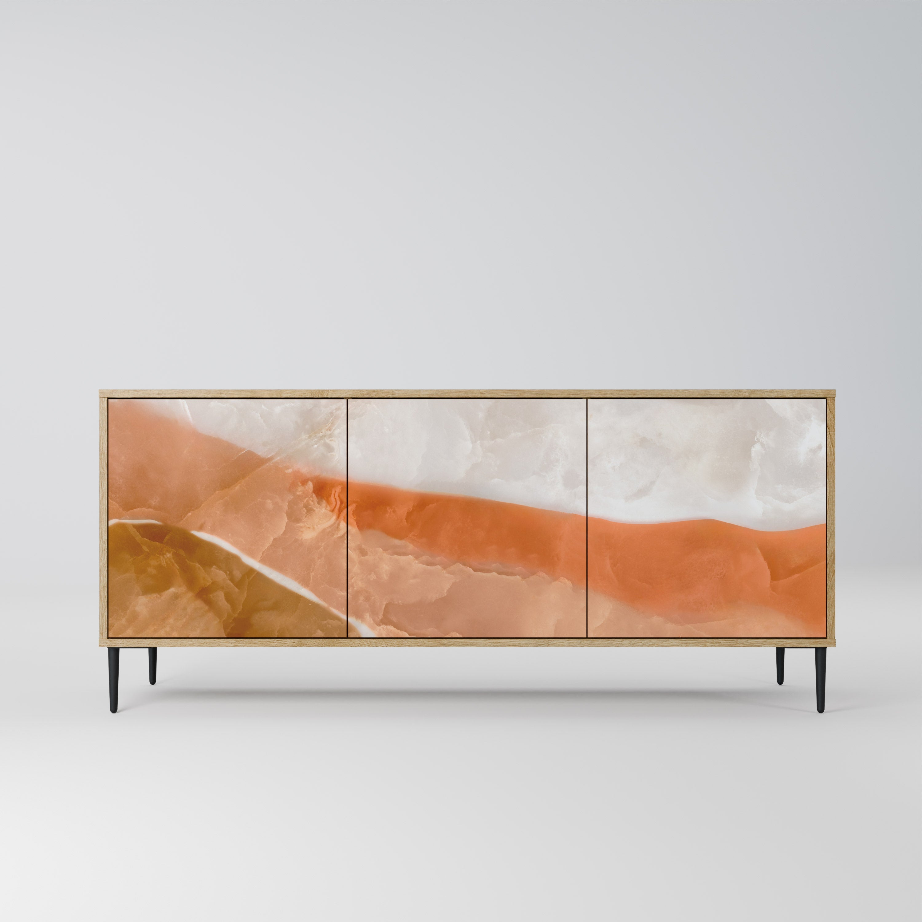 SANDHILLS SPLENDOUR 3-türiges Sideboard in Eichenoptik