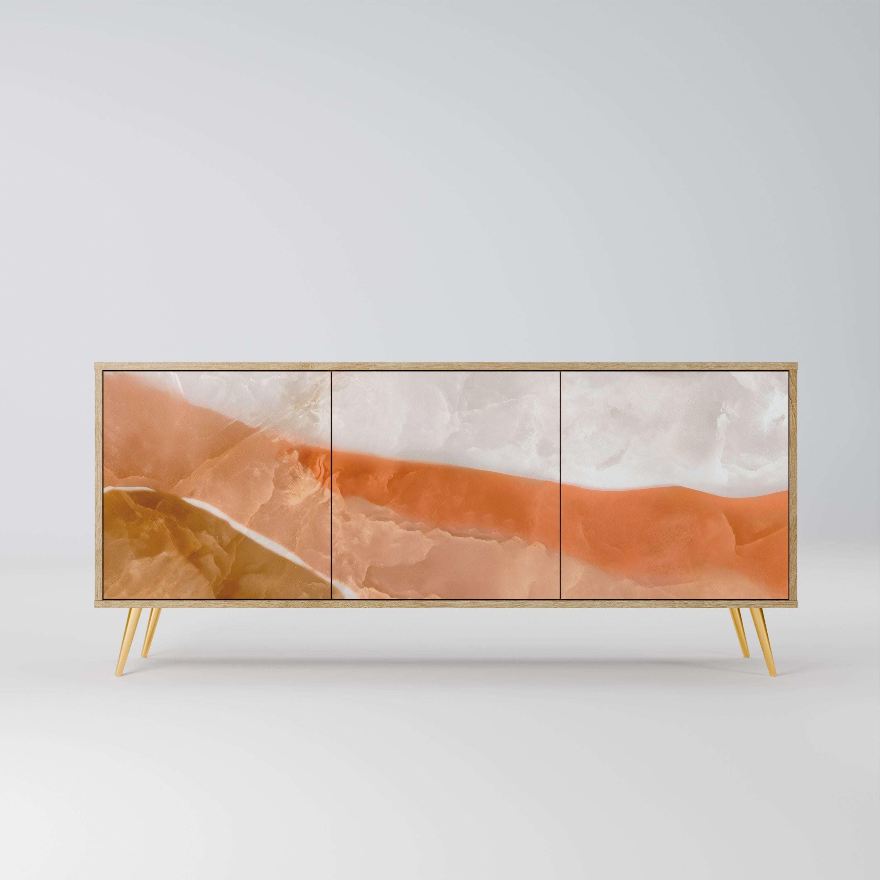 SANDHILLS SPLENDOUR 3-türiges Sideboard in Eichenoptik