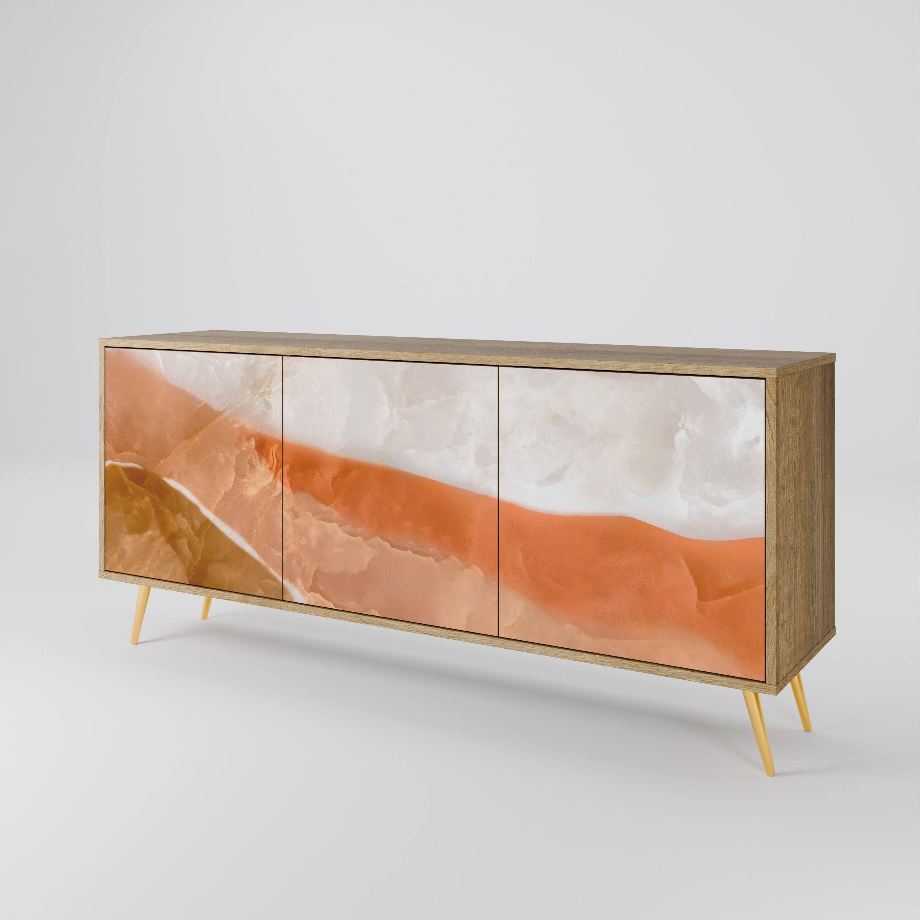 SANDHILLS SPLENDOUR 3-türiges Sideboard in Eichenoptik