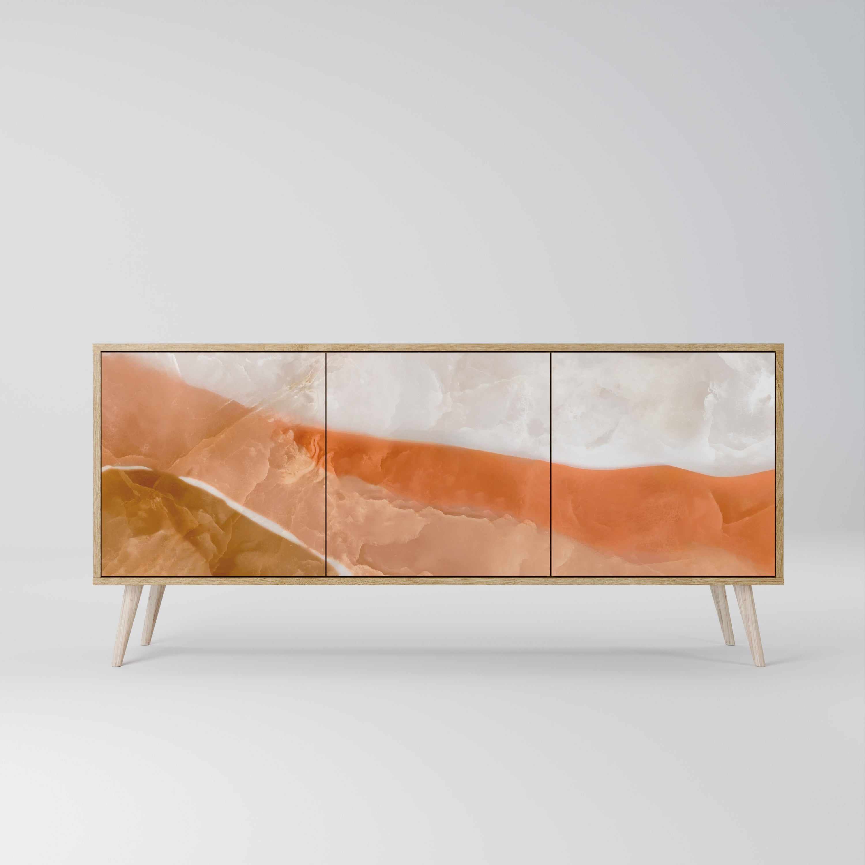 SANDHILLS SPLENDOUR 3-türiges Sideboard in Eichenoptik