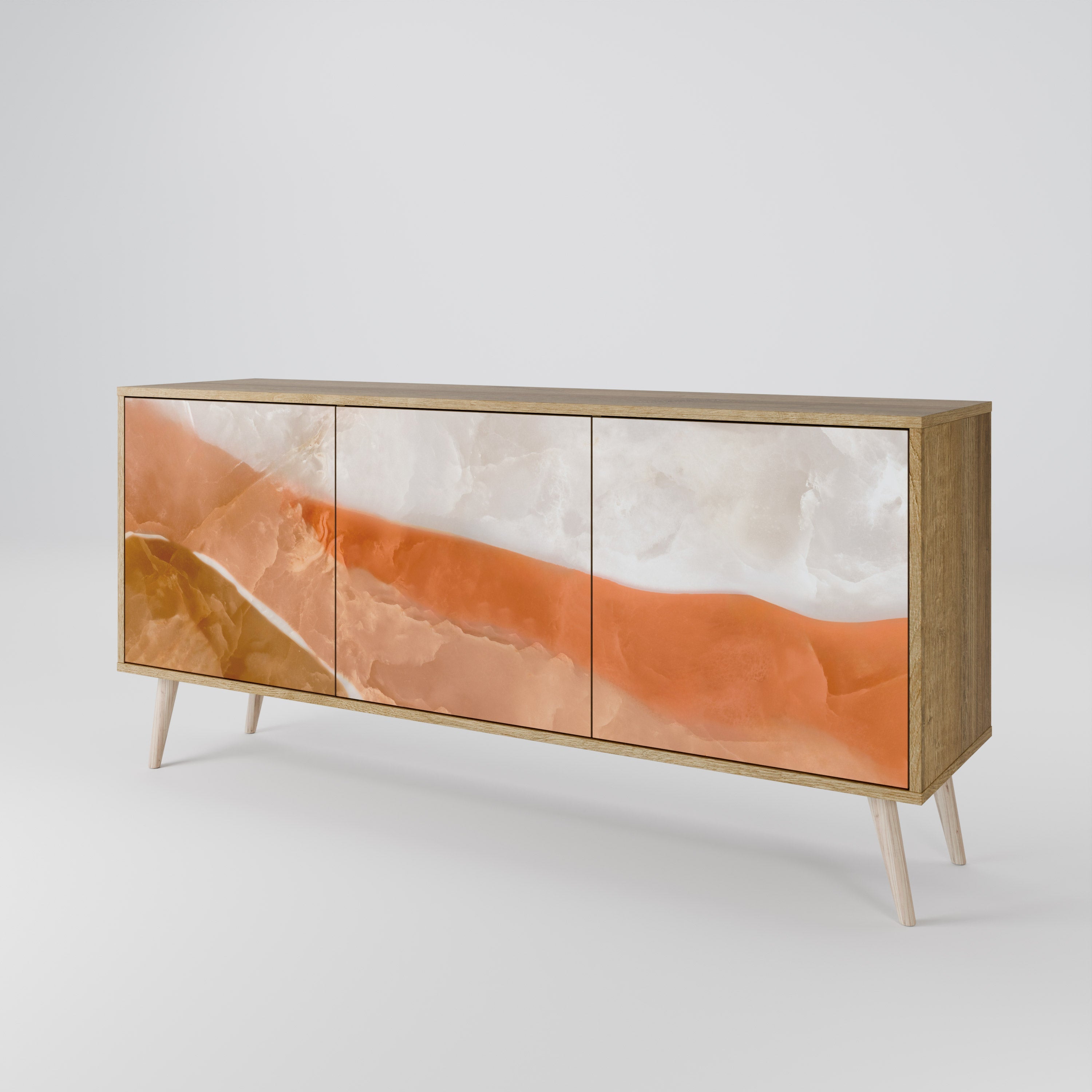 SANDHILLS SPLENDOUR 3-türiges Sideboard in Eichenoptik