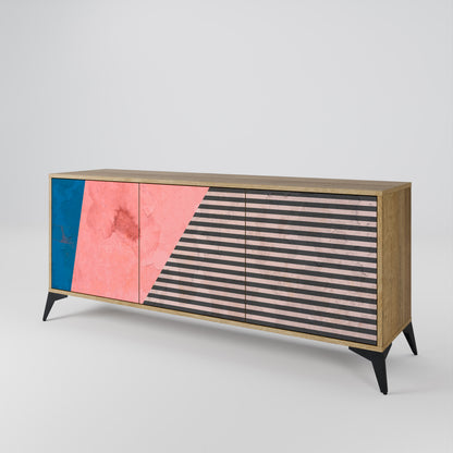 GLAMOROUS STRIPE 3-türiges Sideboard
